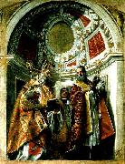 Paolo  Veronese ss. geminianus and severus and severus Spain oil painting artist